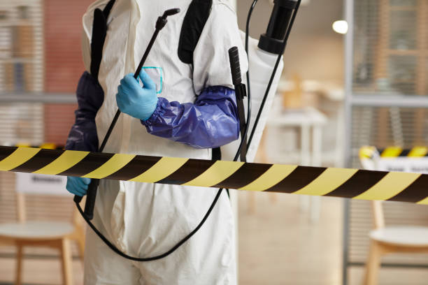 Professional Infectious Disease Decontamination technician working in Coloma, WI